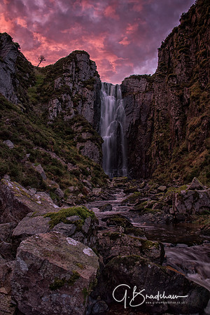 Dawn at the Wailing Widow Falls